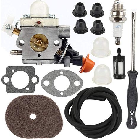 Ensemble de carburateur Stihl FS40 FS50 HT56 KM56 FS56 FS70 - Avec filtre à air filtre à huile (1/5)