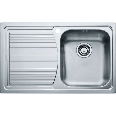 Franke Logica - Fregadero de acero inoxidable LLL 611/7, 79x50 cm, estructura tejida 101.0120.184 (1/4)