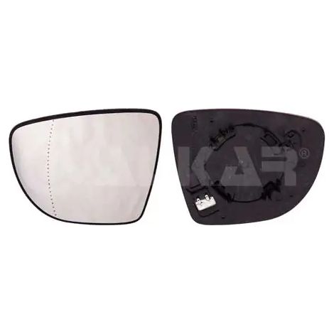 Verre de rétroviseur, rétroviseur extérieur ALKAR 6471178 RENAULT 963669996R