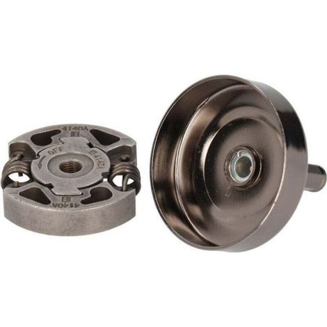 Kit Tambour Embrayage - Alliage Zinc - Pour Débroussailleuse Stihl FS38 à FS70 - 2 Pièces (1/4)