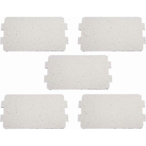 Lot de 5 plaques de remplacement en mica pour four à micro-ondes, couvercle de guide d'ondes, accessoires de réparation, 11,5 x 6,5 cm (1/5)
