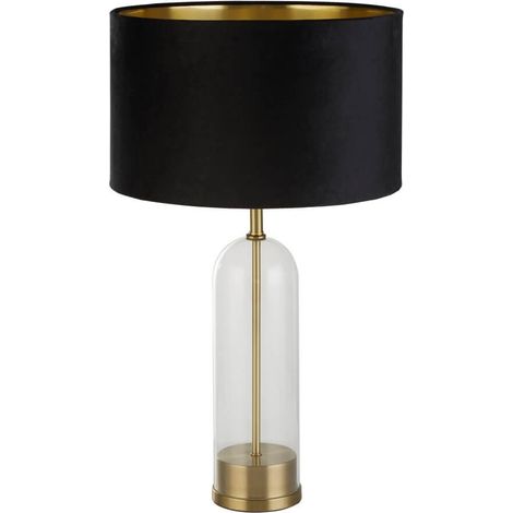 Lampe de table Oxford avec capuche noire - EU81712BK (1/3)