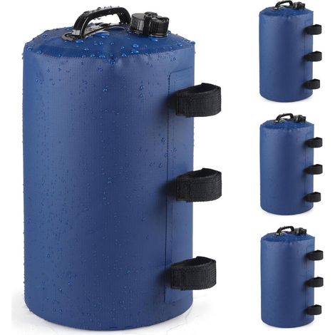 4 articles Poids pour Tonnelle 10L PVC Sac de Lestage pour Pieds de Tente Pop (1/5)