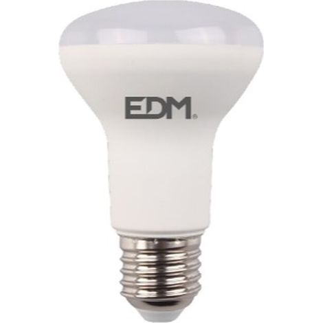 Lampadina LED con riflettore r63 e27 7w600lm 6400k luce fredda ø6,3x10,2cm EDM (1/4)