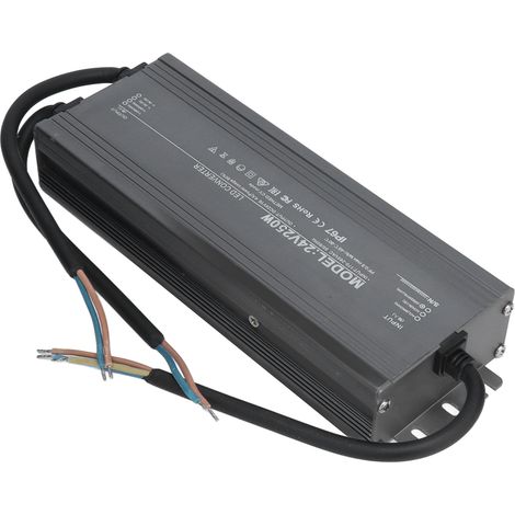 Alimentation étanche LED 250W 24V pour éclairage d'extérieur IP67 (1/5)