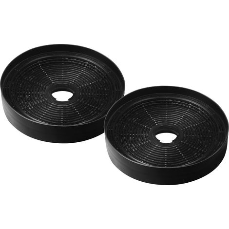 Amica Kohlefilter KF 17191 für Dunstabzüge KHF 686 600 S / KHF 666 600S, schwarz - 4 Stück