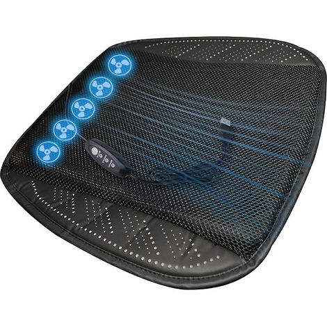Car Seat Fan Cushion for Summer Driving Cooling Car Seat Cover with 5 Fans & 3 Adjustable Speed