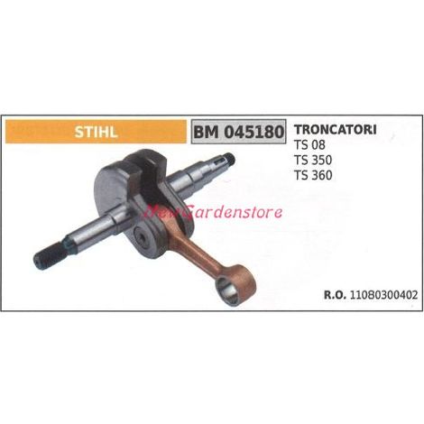 Eje de accionamiento STIHL para motor de cortasetos TS 08 350 360 045180