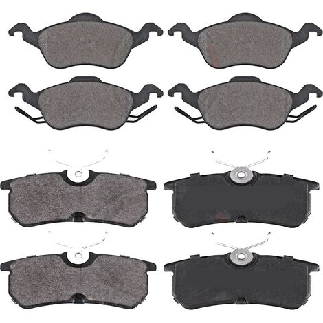 KIT PASTIGLIE FRENO ANTERIORI E POSTERIORI compatibile con FORD FOCUS III , TRE VOLUMI, TURNIER / PASTIGLIE FRENANTI AUTO OEM FDB4319,FDB1931 / SOSTITUZIONE DIRETTA / BASSA POLVERE / SILENZIOSO