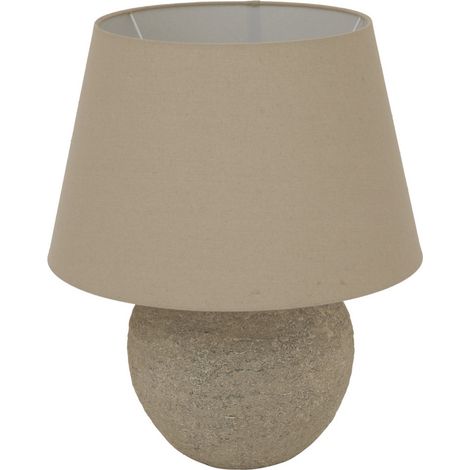 Tuscan Table Lamp - Ceramic - L32 x W32 x H40 cm - Brown