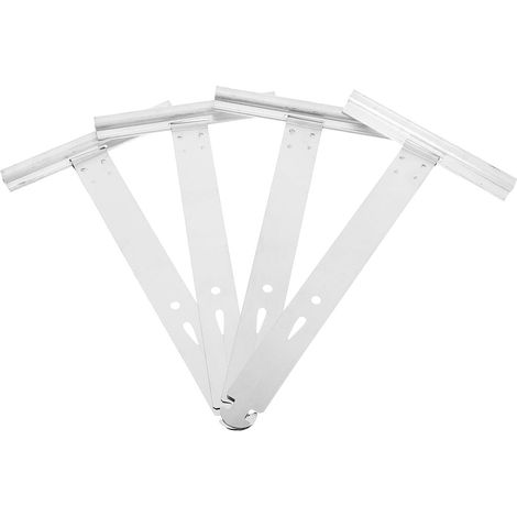 Accessoire en Aluminium pour Volet Roulant Crochet à Ressort, 4 Pièces, Fixation Solide et Résistance Élevée pour Réparation de Volets Extérieurs (1/5)