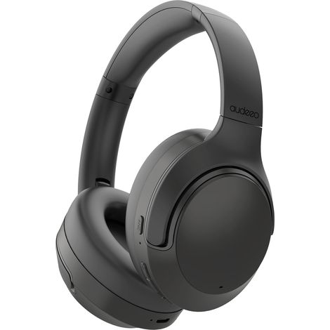 Auriculares supraaurales híbridos ANC ENC Melovibe negros (1/2)
