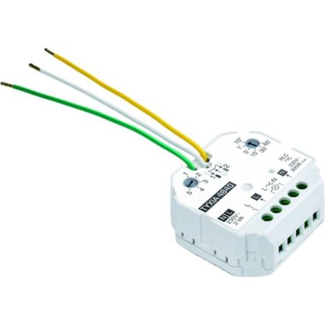 Delta Dore – Micromodule récepteur sans fil 230V – Variateur d'intensité pour éclairage LED et halogène – Fréquence 868 MHz – Installation discrète (1/2)
