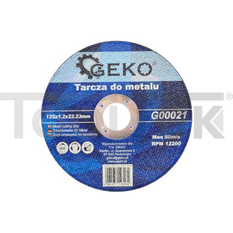 DISCO DA TAGLIO FERRO METALLO PIATTO RINFORZATO FLEX 125mm G00021