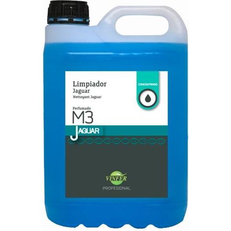 Vinfer jaguar m3 flüssiger Desinfektionsreiniger Duftkonzentrat blau Karaffe 5l