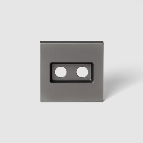 Teclas y Tapas para Mecanismos Luxe 990 Gris Antracita Satélite + TV