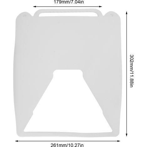 Protective silicone case for Starlink ZY-85 mini satellite antenna, white, shock and weather resistant (1/4)