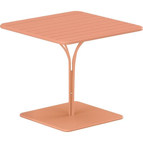 Tavolo da giardino L.80 cm in metallo - Pesca - MIRMANDE di MYLIA