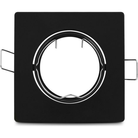 Support de spot carré orientable noir 85 MM Miidex Lighting®