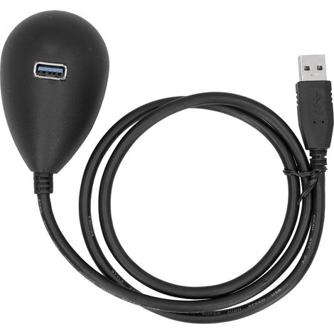 Station d'accueil USB 3.0 de 0,8 m avec câble d'extension, socle de connexion mâle vers femelle (1/5)
