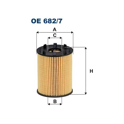 Filtro olio OE682/7 filtron