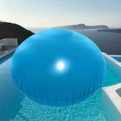Tapis de piscine gonflable pour l'hiver, avec pompe électrique. Couleur : Rond (2). Conditionnement : 4 pièces par paquet. (1/4)