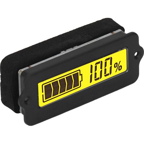 Testeur de capacité batterie 36V avec voltmètre numérique portable indicateur niveau pour camping-car et voiture électrique LY6N ABS étanche -20-50°C (1/5)