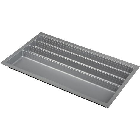 Scoop II Besteckkasten 840x490mm Silber SANS MARQUE
