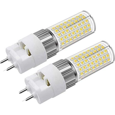 Ampoule à LED G12 16W Blanc Chaud, ampoule maïs bi-pin (équivalent 150W halogène/ampoule à incandescence), 3000K 1600 Lumen Plafonnier Floodlight pour maison rue garage paysage entrepôt, Pack de 2 (1/5)