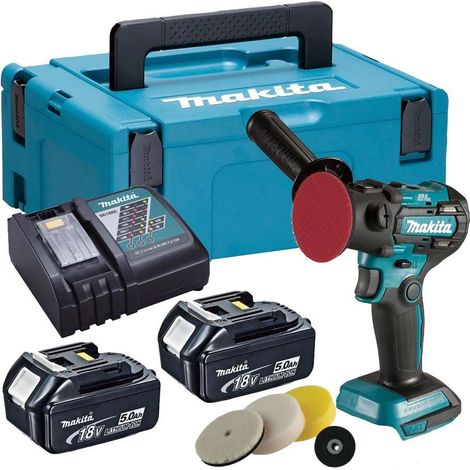 MAKITA DPV300RTJ 18v Sander/Polisher 50mm/70mm (1/4)