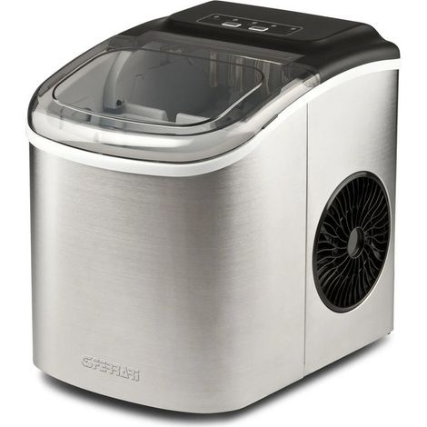 G3 Ferrari ARTIKO Tragbarer Eiswürfelbereiter 12 kg/24h Schwarz, Edelstahl (1/3)