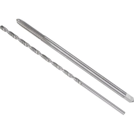 Taraud et Perceuse Mèche Ensemble, M4 x 0.7 Filetage 150mm Longueur Taraud 4mm Perceuse Diamètre, Métrique Extra Longue Machine Visser (1/5)