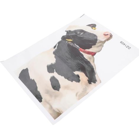 Autocollant Mural Vache Décoratif Pour Fenêtre Autocollant Imprime Pour Maison Ou Bureau Amovible (1/5)