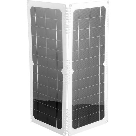 Tragbares 20W 12V Solarpanel, faltbare monokristalline Ladeplatine für Outdoor-Reisen und Camping (1/5)