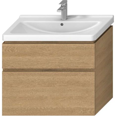 Jika Cubito Pure - Mueble de lavabo 84x68 cm, roble H40J4264025191