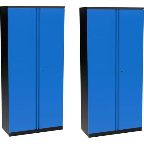Güde Werkzeugschrank 85x40x185cm 2x Werkstattschrank Metallschrank Aktenschrank (1/3)