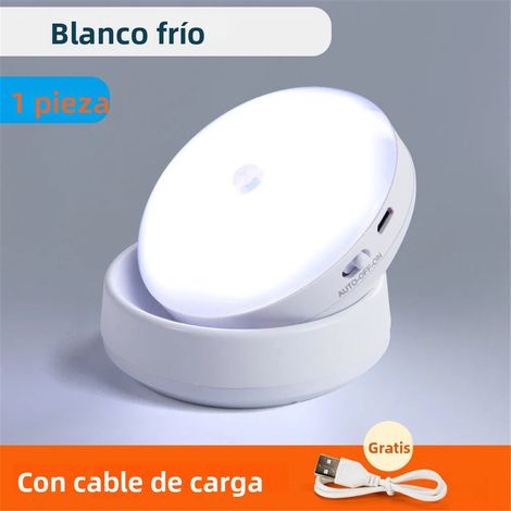 Veilleuse LED rechargeable à 360° (lumière froide) avec détecteur de présence PIR, lampe murale sans fil (1/5)