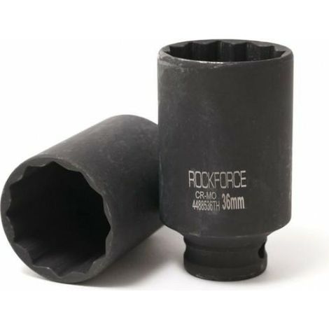 Adaptador de impacto profundo de pared delgada 1/2" 22mm (hexagonal)
