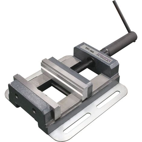 Étau de perçage universel double mors à prisme largeur des mors 205 mm ouverture maximale 145 mm hauteur des mors 40 mm Optimum BMP160