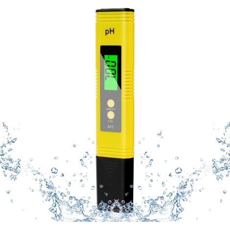 Misuratore di pH digitale 4 in 1, tester di pH 4 in 1, misuratore di pH con schermo LCD, risoluzione ad alta precisione 0,01, tester di qualità dell'acqua per acqua potabile, piscine, acquari, idropon (1/4)