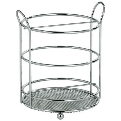Portaposate da Tavola Lavello Slim Cromato Tondo 13 x 15 cm Artex