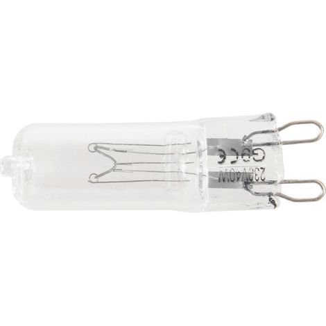 Lot de 10 ampoules halogènes G9 230V 40W blanc chaud pour la maison (1/5)