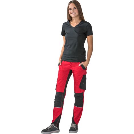 Planam Norit Damen Bundhose rot/schwarz 50 (1/5)