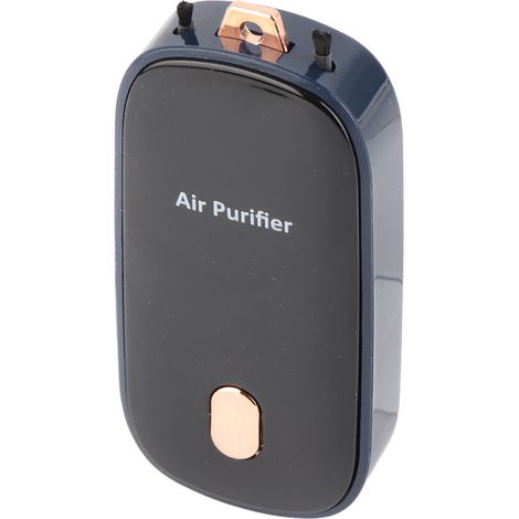 Purificateur d'air portable, collier purificateur d'air rechargeable, mini purificateur d'air pour chambre ou voiture (1/5)