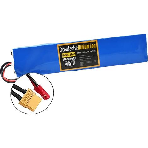 Batteria da 100 Ah con protezione BMS intelligente, compatibile con connettori XT60-JST. (1/2)