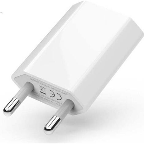 Tête de charge 5V1A, chargeur de téléphone USB, adaptateur de chargeur mural universel certifié CE (1/5)