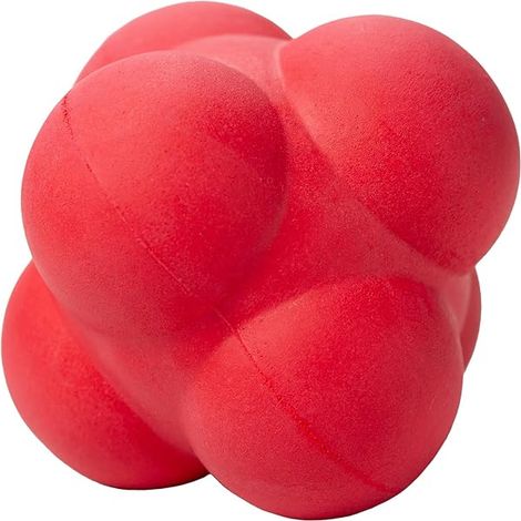 Ballon De Réaction - 10 cm - En Caoutchouc Haute Résilience - Pour Entraînement De Coordination Œil-Main Et Des Réflexes - Usage Sportif Multidisciplinaire - 1 Pièce (1/3)