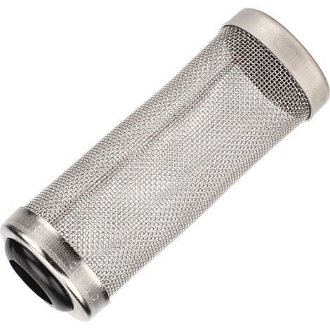 Grille de protection pour filtre d'aquarium en acier inoxydable 304, sans danger pour les poissons et les crevettes, pour la filtration des aquariums, noire, diamètre intérieur 12 mm/0,47 po (petite) (1/5)