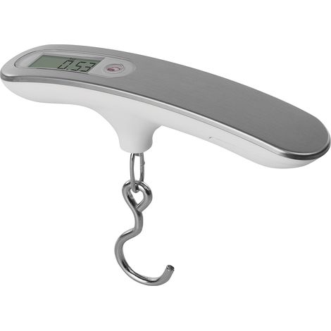 Balance à suspendre numérique/balance à bagages/balance à poisson/balance à bagages/balance de voyage avec fonction de pesée, sangle, écran LCD, max 50 kg, précision 10 g, piles incluses (1/5)