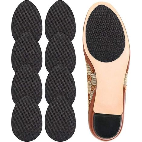 Coussinets antidérapants pour chaussures, protecteurs adhésifs pour semelles de chaussures, talons hauts, antidérapants (noir) (1/3)